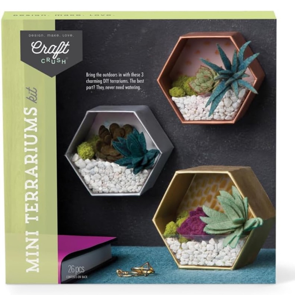 Craft Crush Mini Terrariums Kit